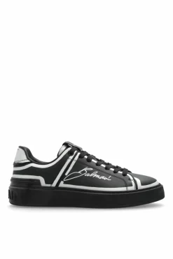 Balmain BLACK Sneakers with logo