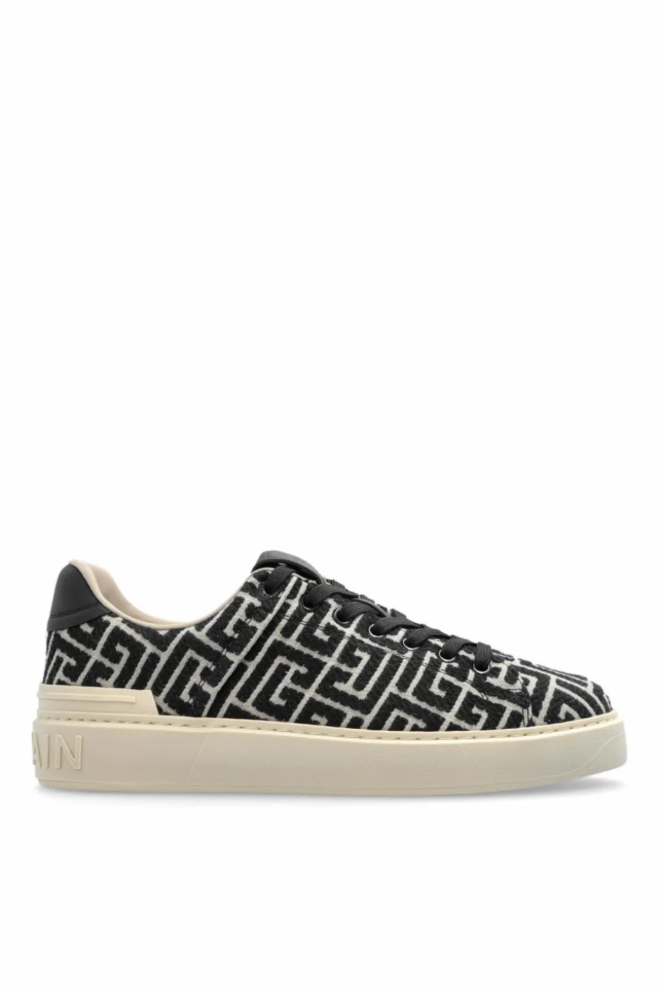 Balmain BLACK Sports shoes with monogram