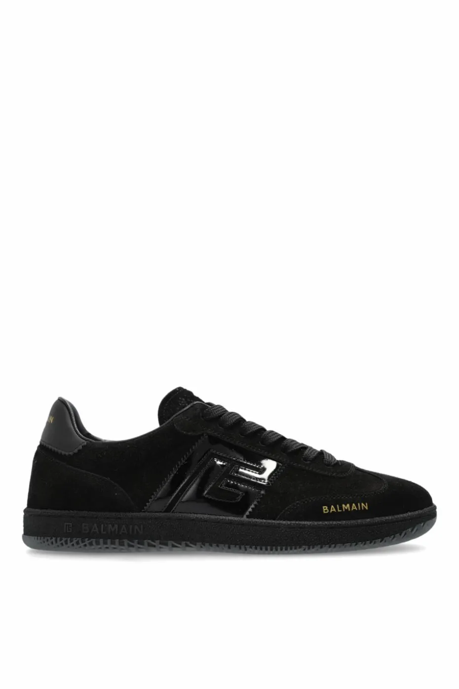 Balmain BLACK Suede sneakers