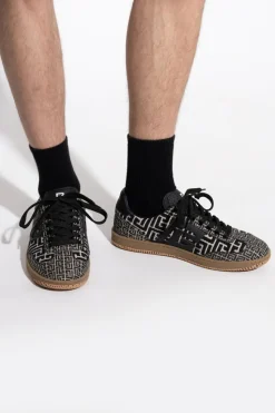 Balmain BLACK Swan sneakers