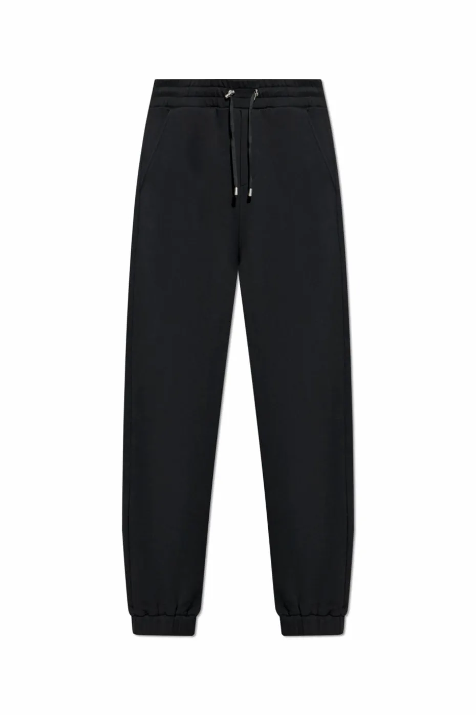 Balmain BLACK Sweatpants with printed logo