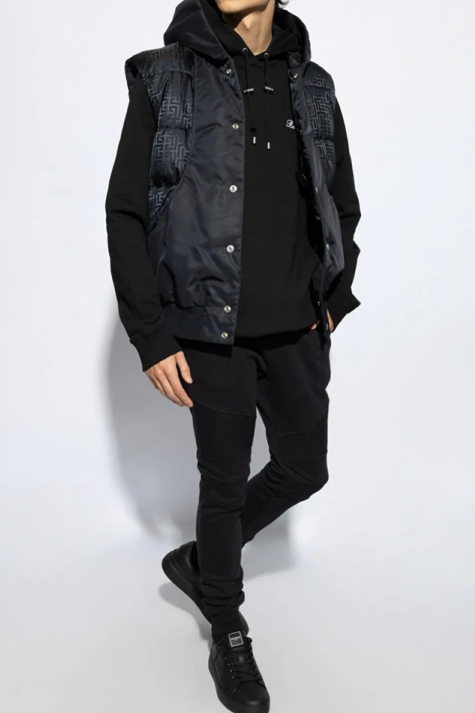 Balmain BLACK Sweatshirt with logo