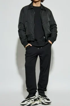Balmain BLACK Sweatshirt with printed logo