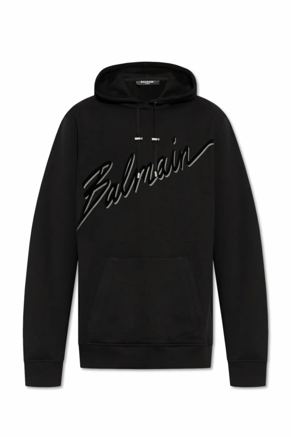 Balmain BLACK Sweatshirt with printed logo