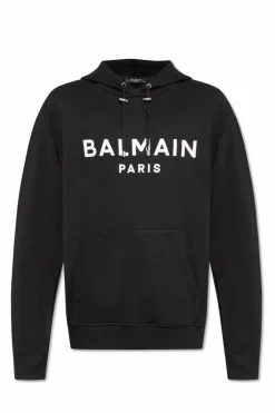 Balmain BLACK Sweatshirt with logo
