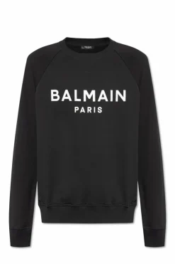 Balmain BLACK Sweatshirt with logo