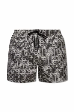 Balmain BLACK Swim trunks