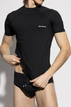 Balmain BLACK Swim T-shirt