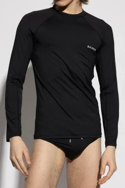 Balmain BLACK Swim T-shirt