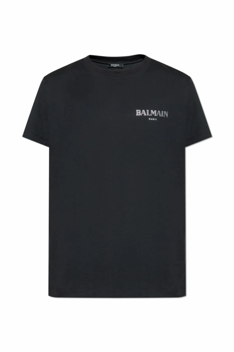 Balmain BLACK T-shirt with printed logo