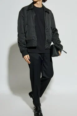Balmain BLACK T-shirt with embroidered logo