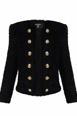 Balmain BLACK Tweed blazer