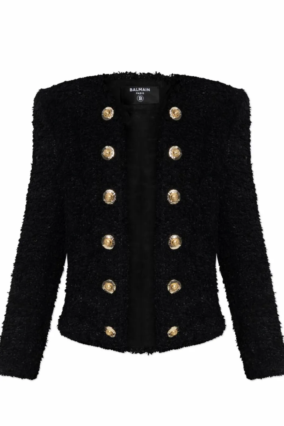 Balmain BLACK Tweed blazer