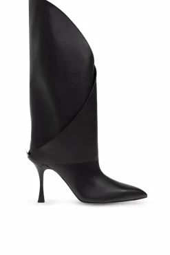 Balmain BLACK "Twist" heeled boots