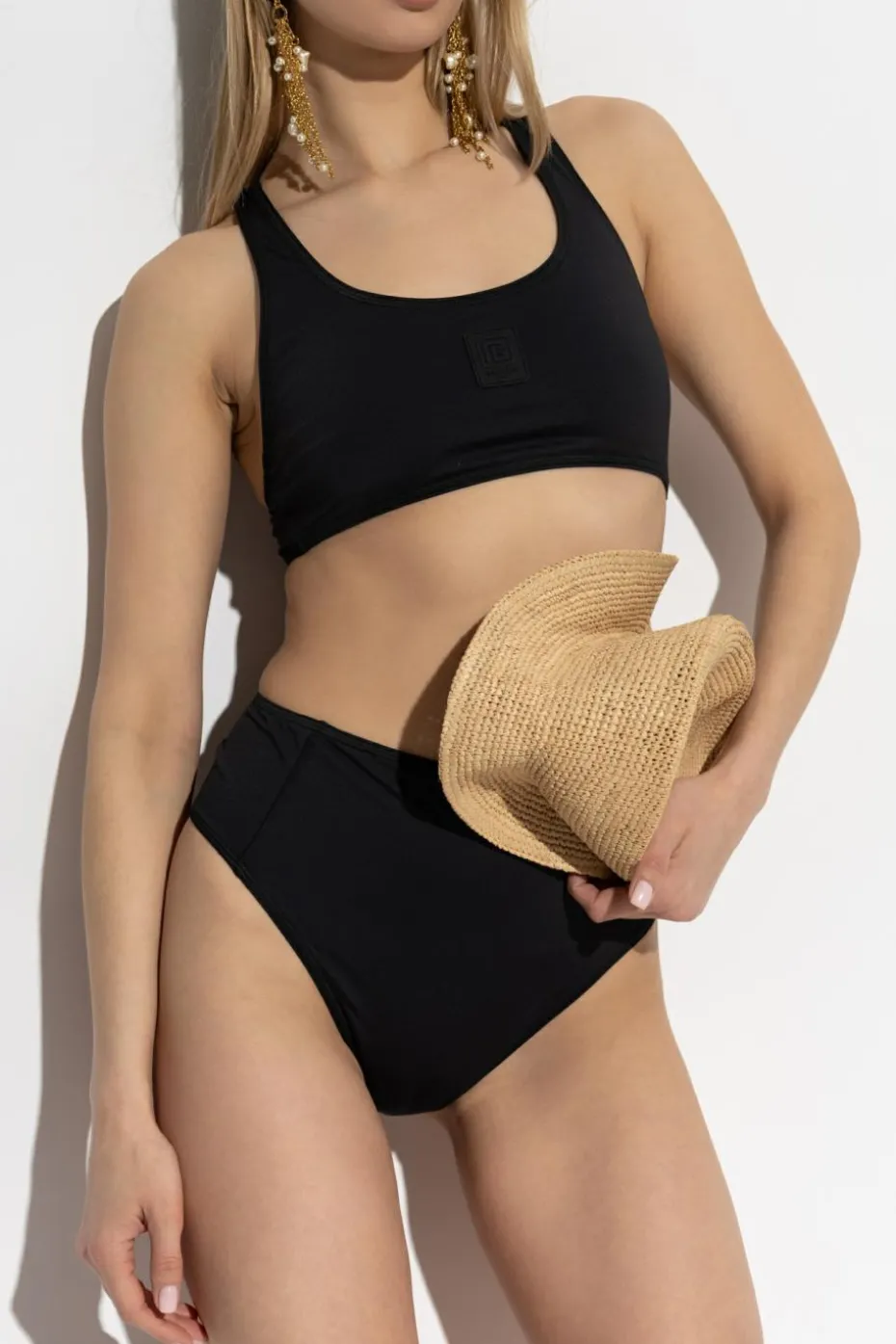 Balmain BLACK Two-piece swimsuit