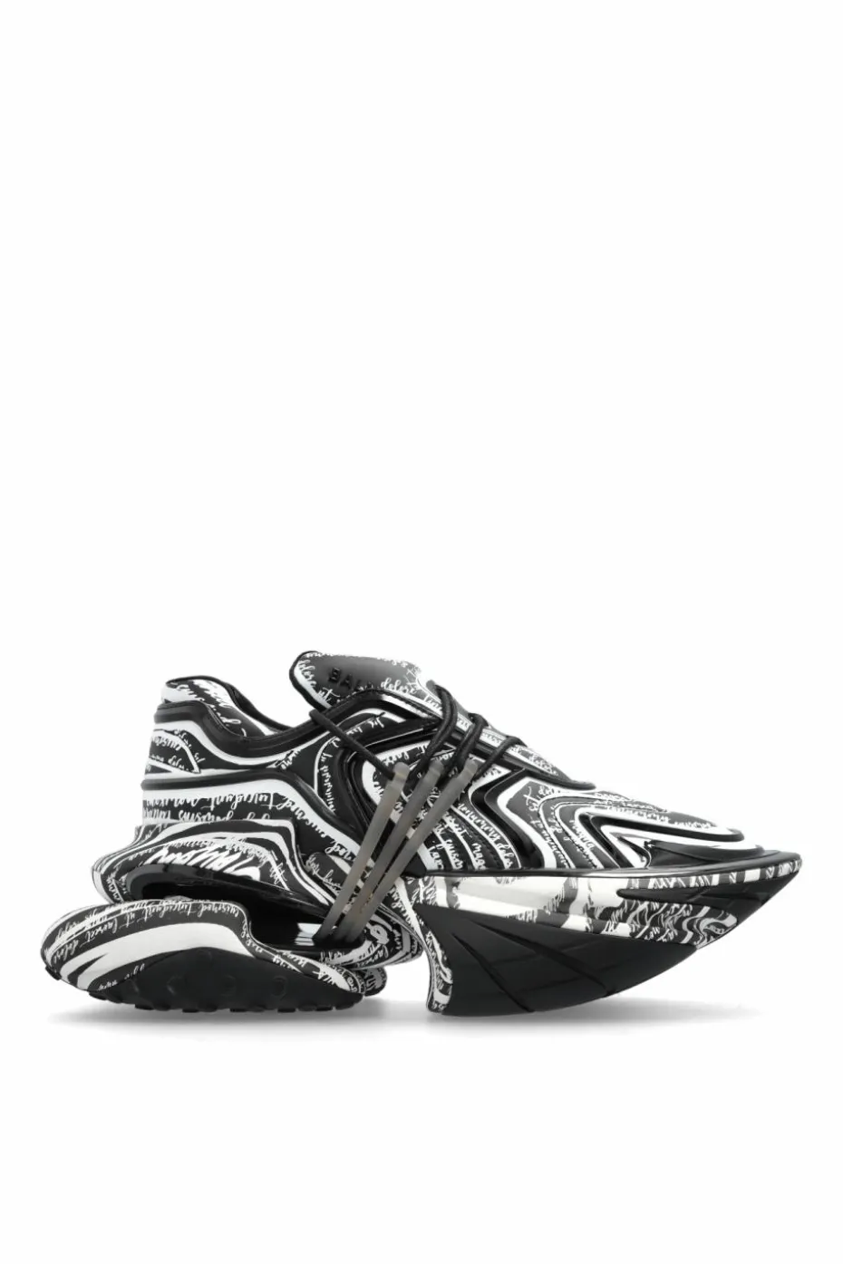 Balmain BLACK Unicorn Wave sneakers