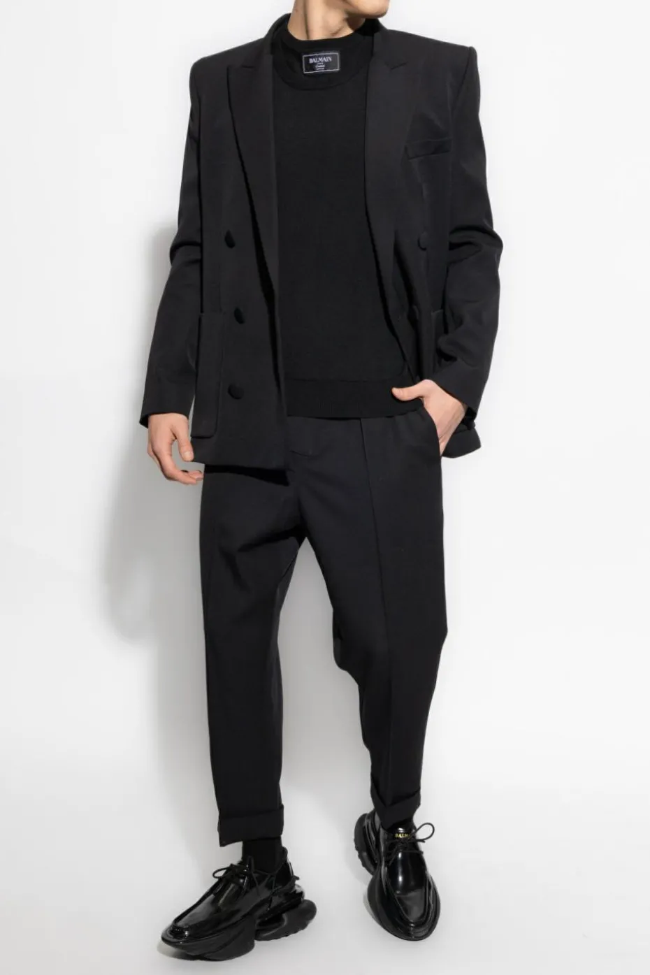 Balmain BLACK Wool sweater
