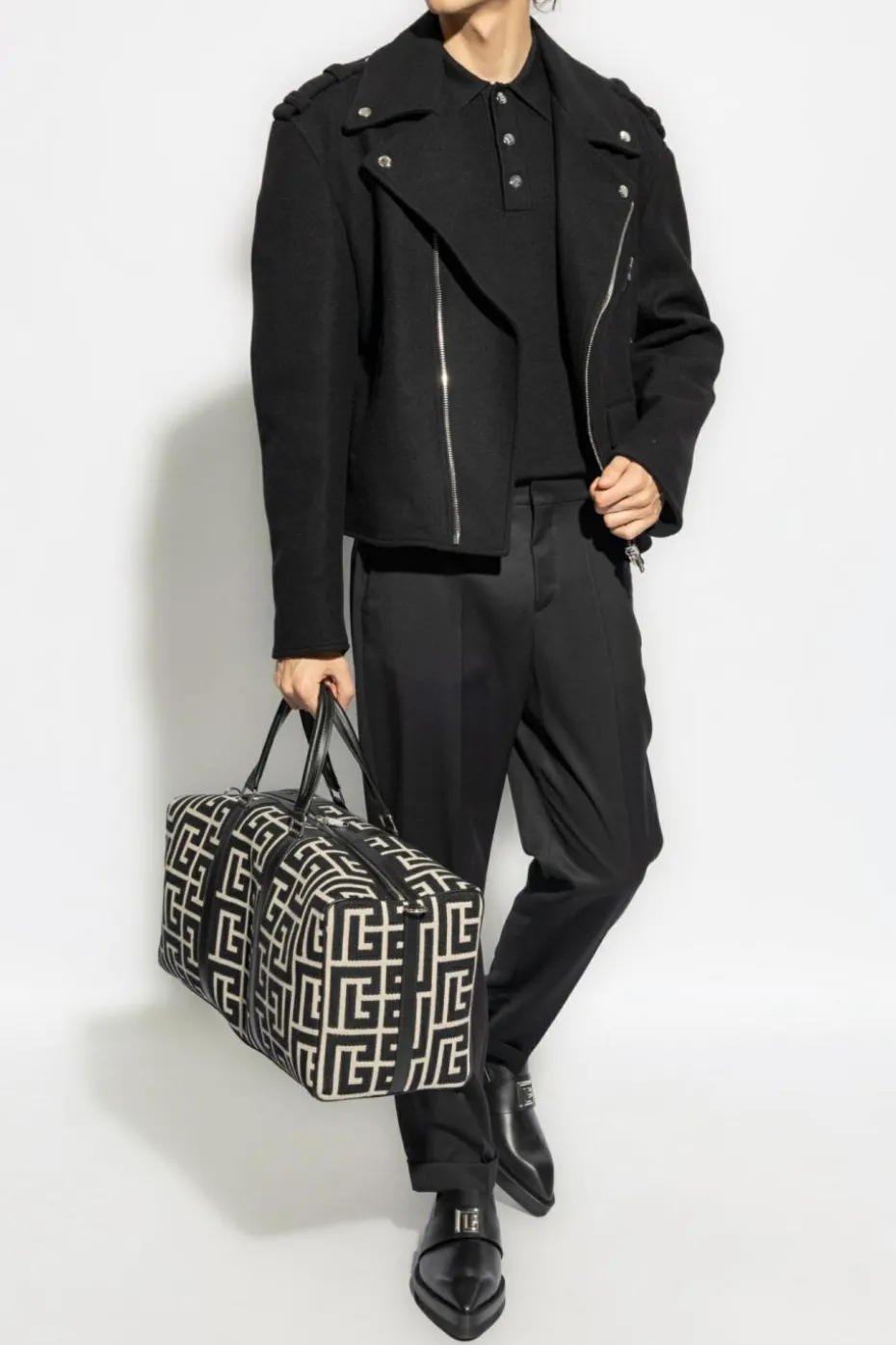Balmain BLACK Woolen jacket