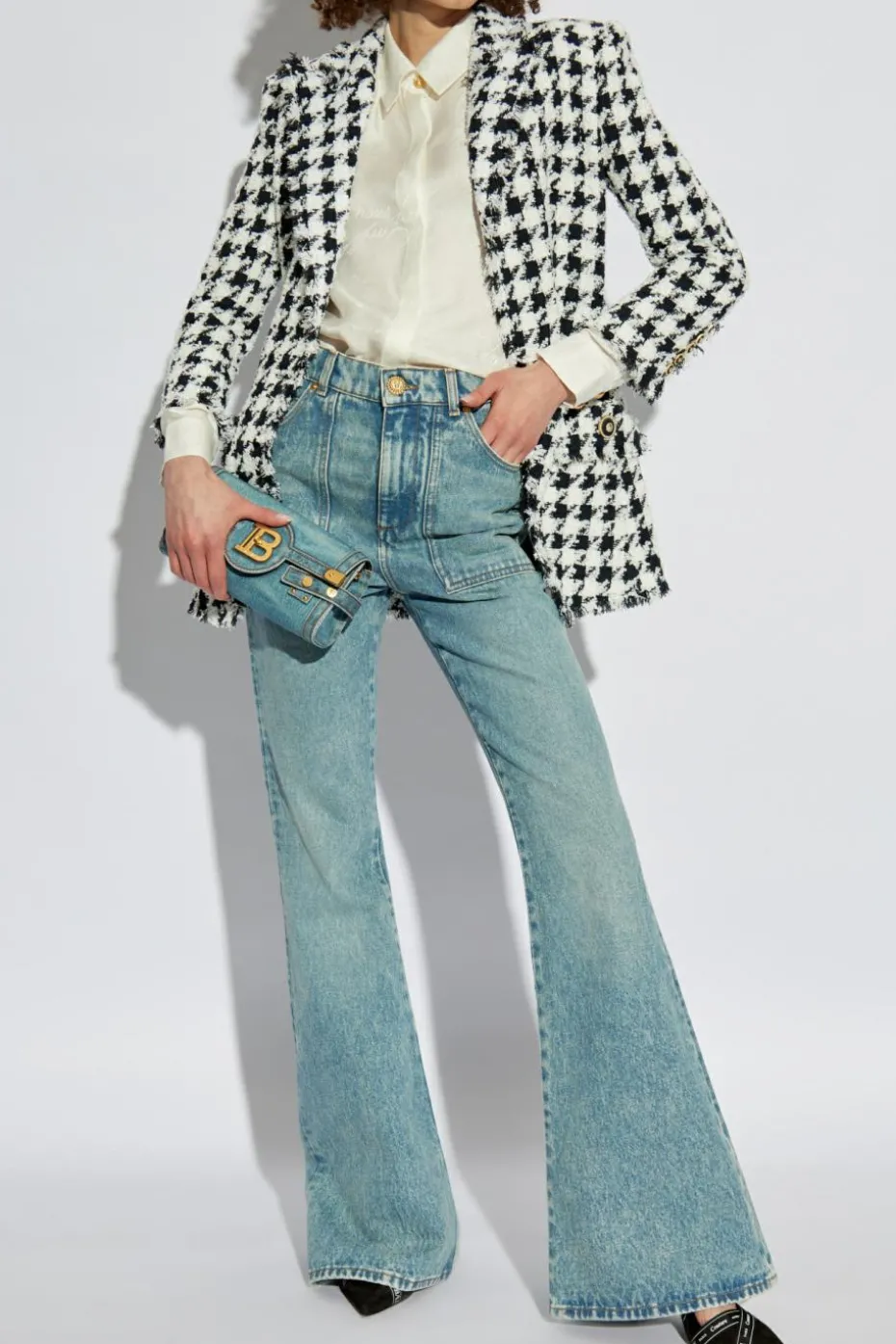 Balmain BLUE Flared jeans