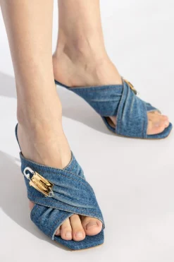 Balmain BLUE Heeled sandals