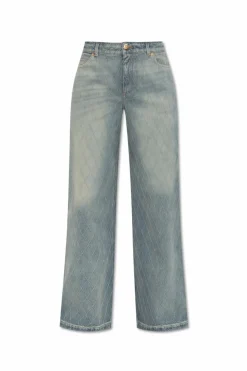 Balmain BLUE Jeans with logo