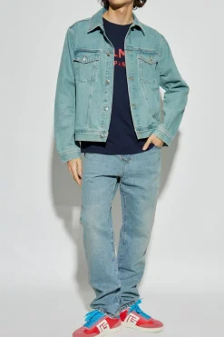 Balmain BLUE Straight-leg jeans