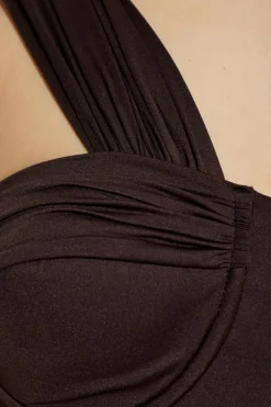 Balmain BROWN One-piece swimsuit