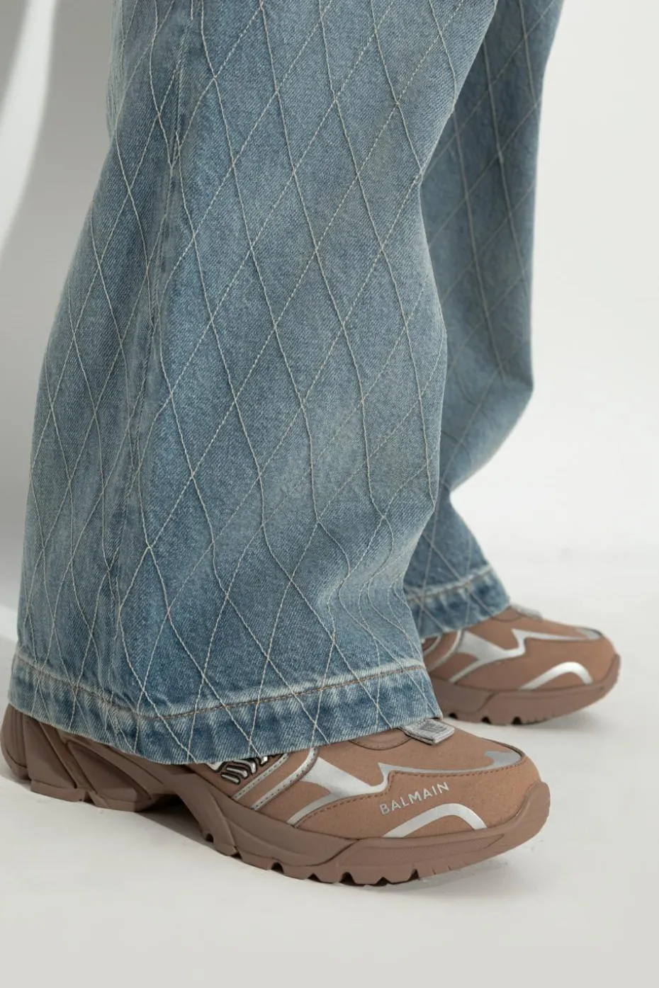 Balmain BROWN Sports shoes