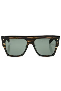 Balmain BROWN Sunglasses with logo