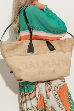 Balmain cream Shopper bag