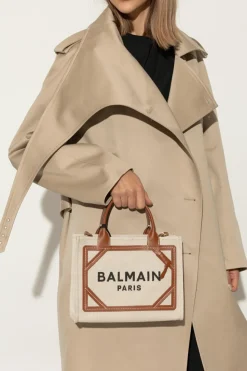 Balmain cream Shoulder bag with logo