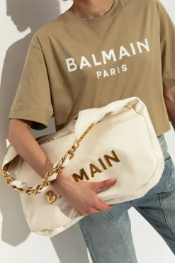 Balmain cream Shoulder Bag 1945 Soft