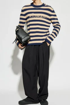 Balmain cream Sweater with logo