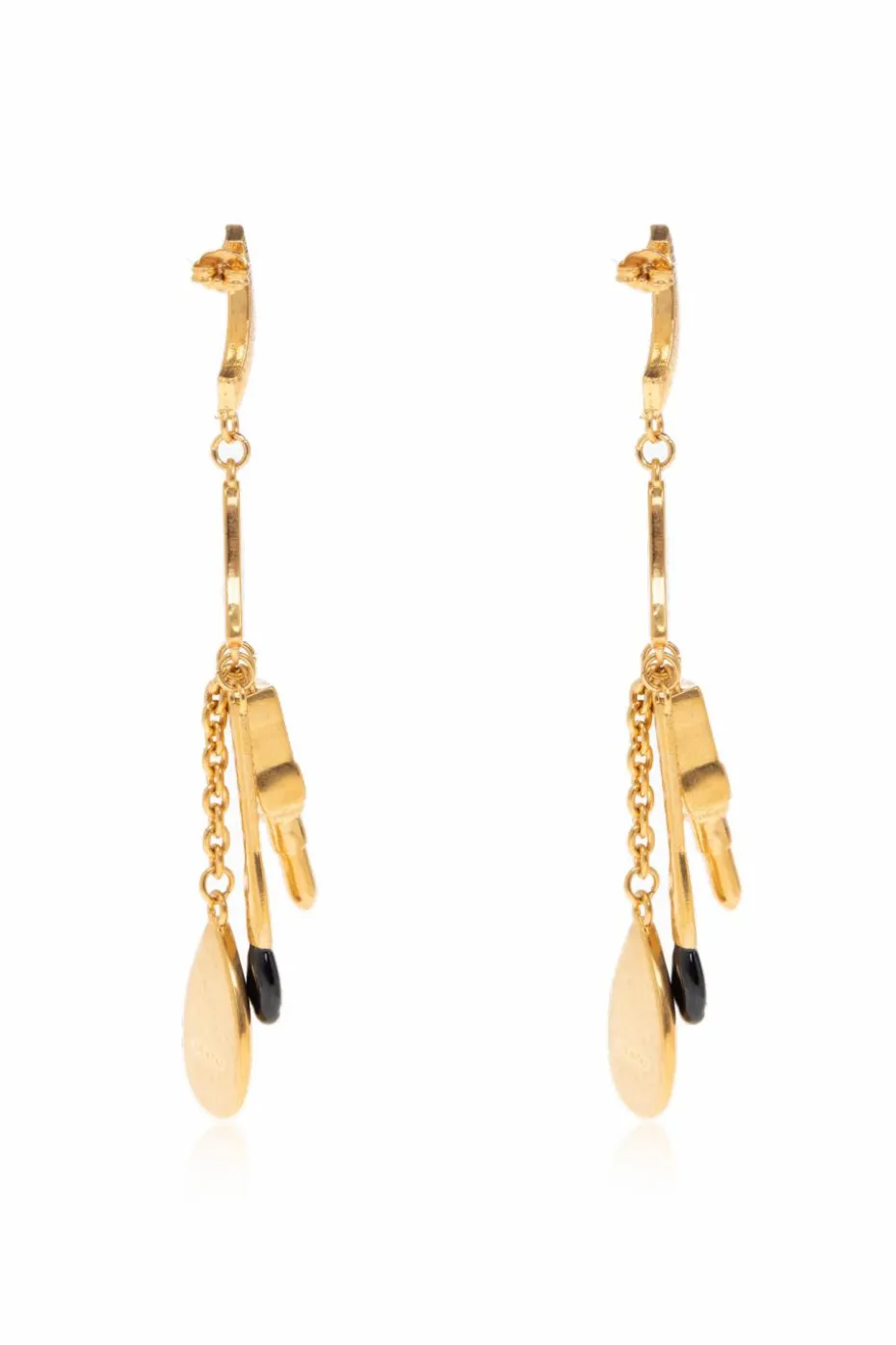 Balmain GOLD Earrings with pendants