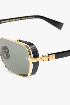 Balmain GOLD Embossed sunglasses