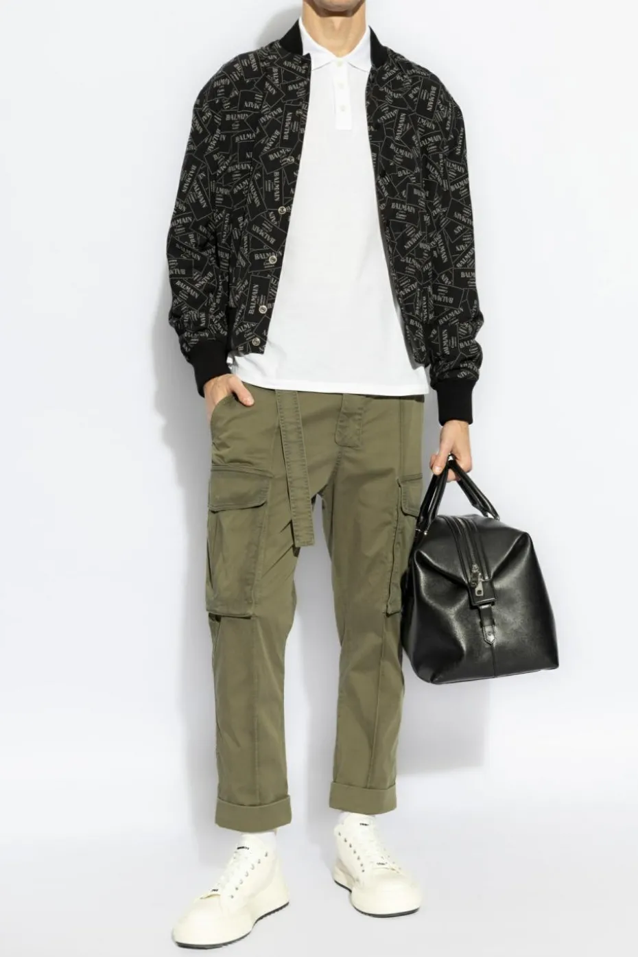 Balmain GREEN Cargo pants
