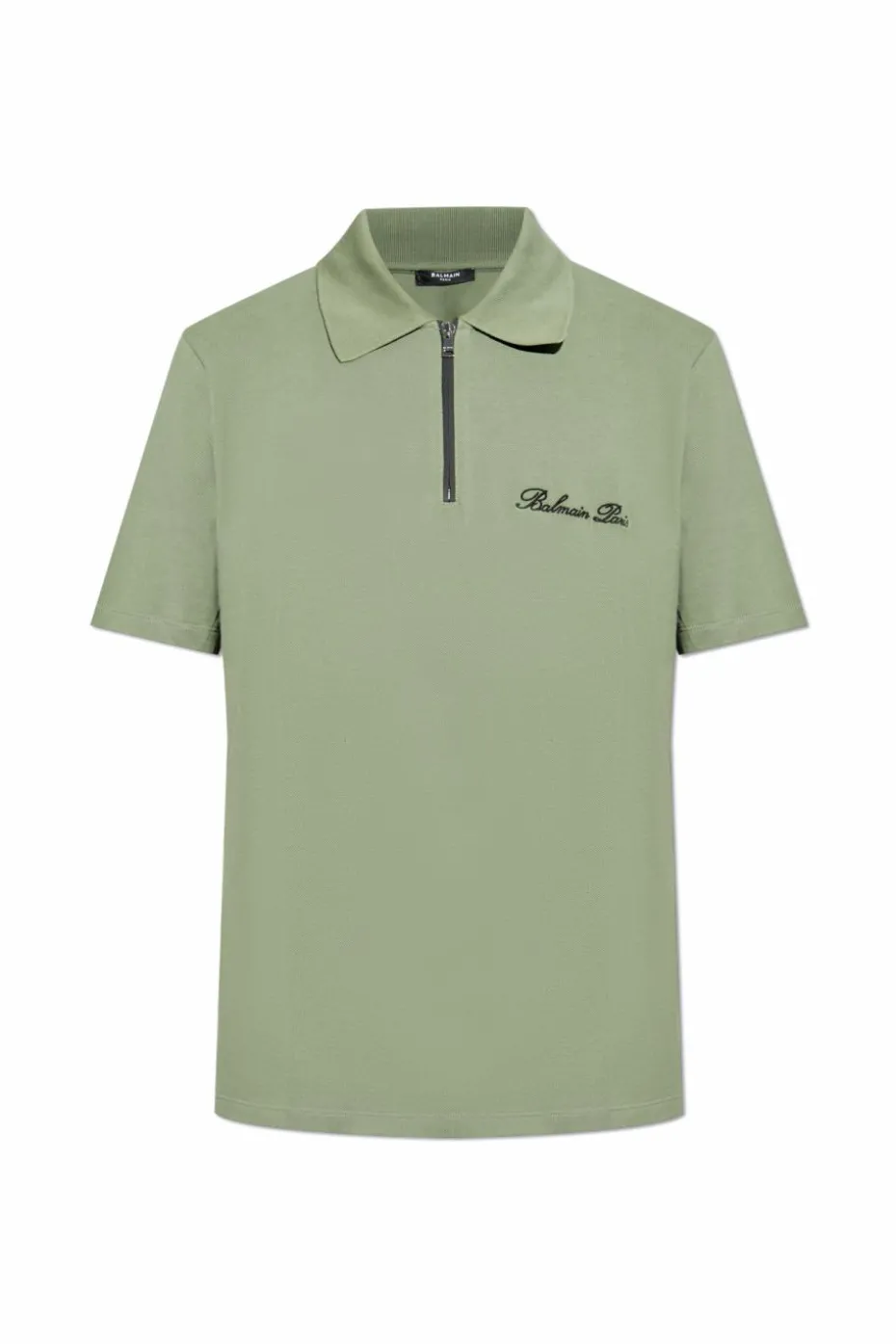 Balmain GREEN Polo with logo