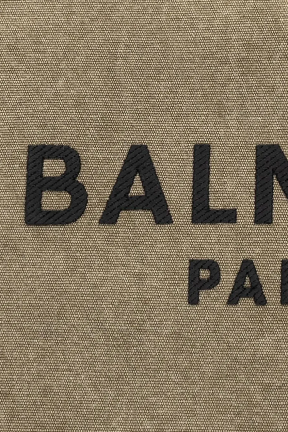 Balmain GREEN Shopper bag with logo