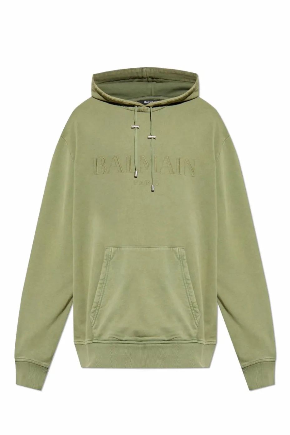 Balmain GREEN Sweatshirt with logo