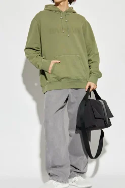 Balmain GREEN Sweatshirt with logo