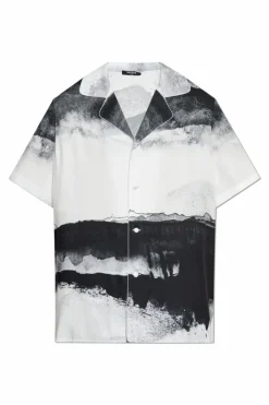 Balmain GREY Shirt with logo