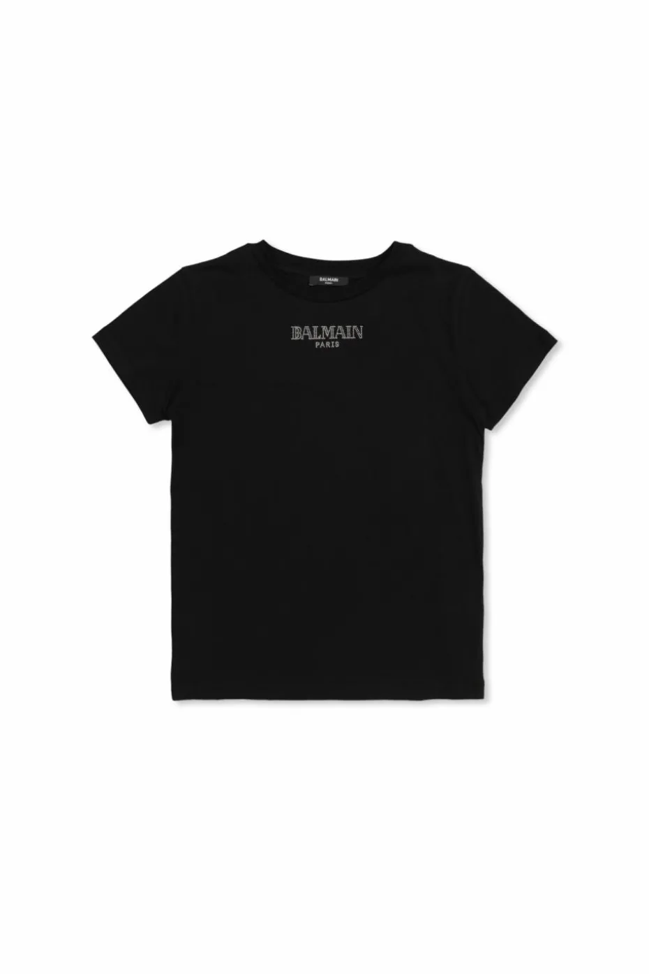 Balmain Kids BLACK Cotton t-shirt with logo