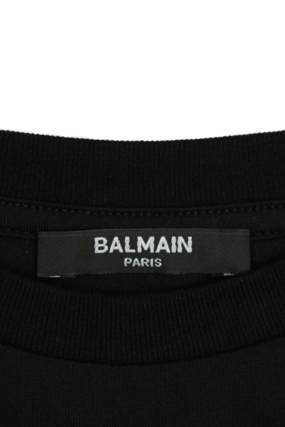 Balmain Kids BLACK Cotton t-shirt with logo