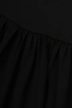 Balmain Kids BLACK Dress with logo