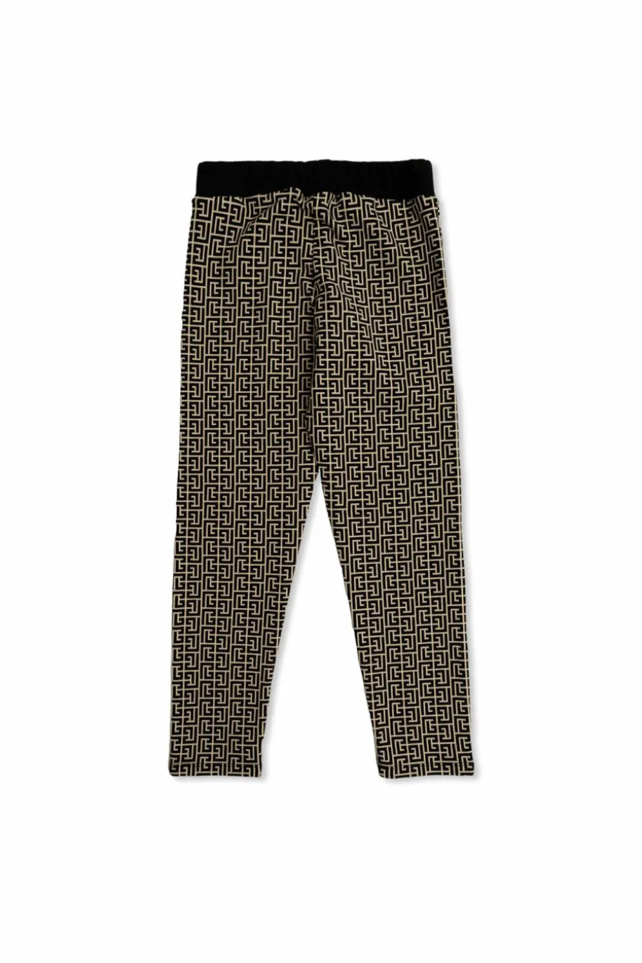 Balmain Kids BLACK Monogram pants