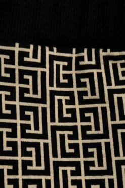 Balmain Kids BLACK Monogram pants