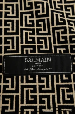 Balmain Kids BLACK Monogram shorts