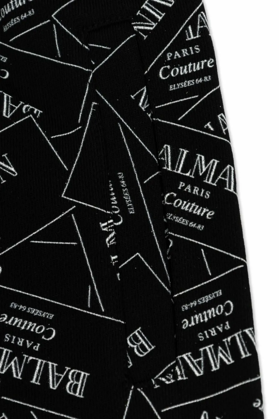 Balmain Kids BLACK Pants with logo