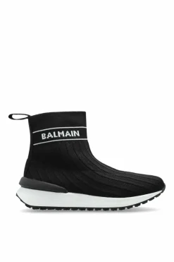 Balmain Kids BLACK Sports shoes above the ankle