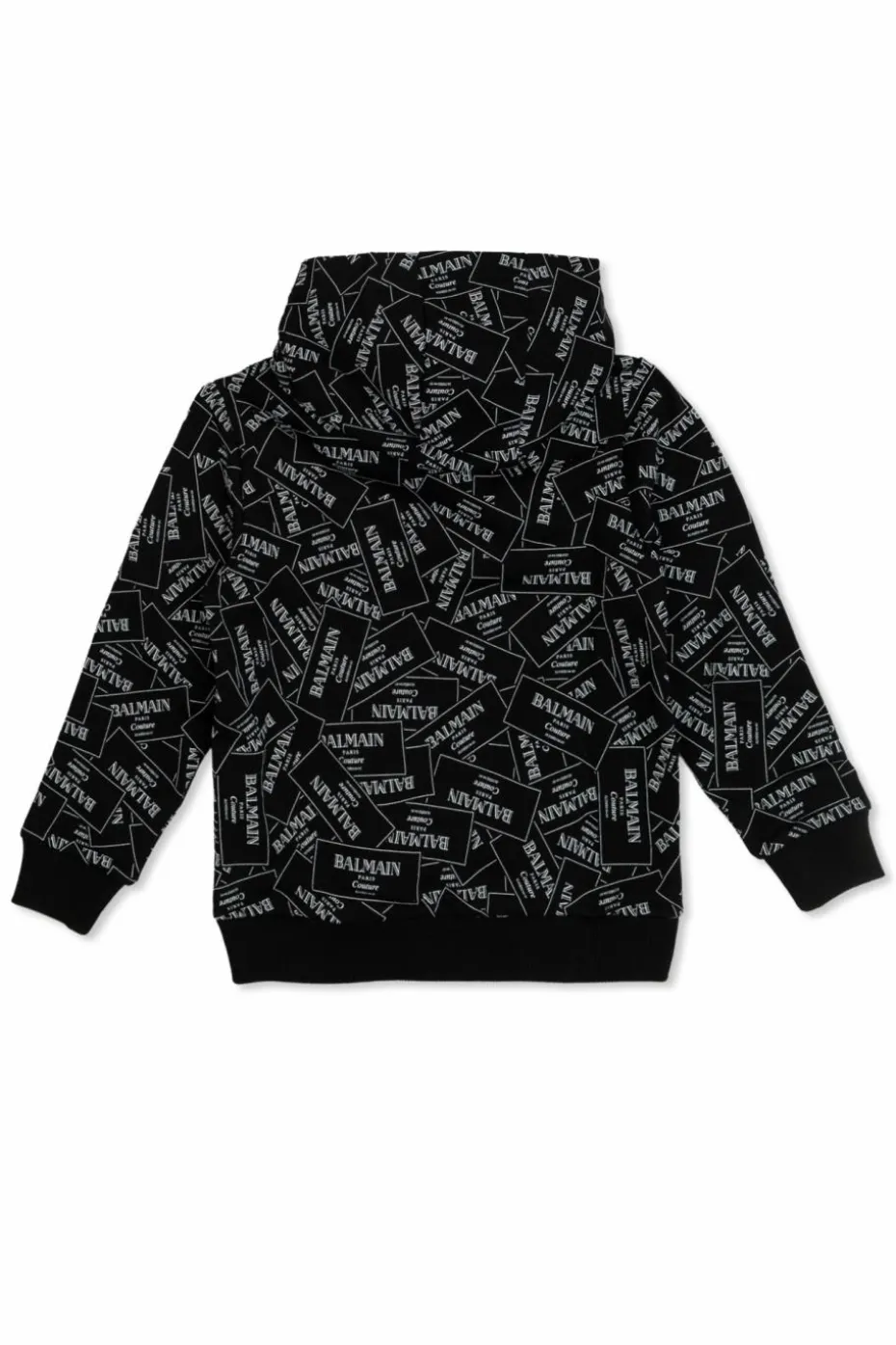 Balmain Kids BLACK Sweatshirt with logo